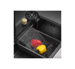 Lavaplatos Multifuncional Cascada Acero Inoxidable 75x45 CM