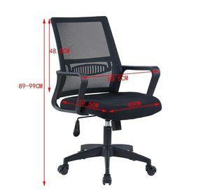 Silla De Oficina Ejecutiva Altura Ajustable Con Apoya Brazos