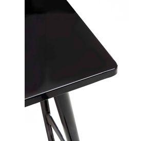 Mesa Tolix Alta Bar Negra 60 x 60 cm