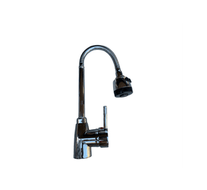 Grifo Lavaplatos Monomando Flexible - Cuello Cisne