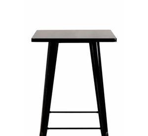 Mesa Tolix Alta Bar Negra 60 x 60 cm