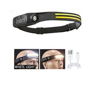Luz Linterna Cintillo Led Doble Sensor Recargable
