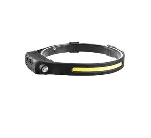 Luz Linterna Cintillo Led Doble Sensor Recargable