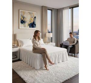 Faldón Para Cama De 2 Plazas Ajustable Premium 02