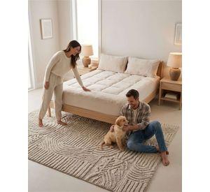 Cubre Colchón Acolchado Plush Ultra Suave King R1