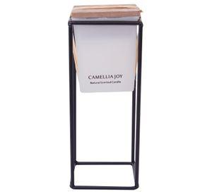Vela Decorativa Con Aroma Base Square Mediana