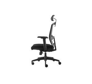 Silla de oficina Taylor Syncro con cabecero color negro