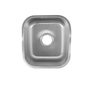 Lavaplatos Dekora 39x36cm Plata Bajo cubierta