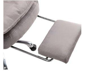 Silla Jefe De Tela Oficina Con Reposapiés