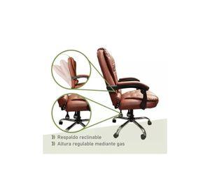 Silla de escritorio Lumax Miles ZGS-959-SA ergonómica color marrón