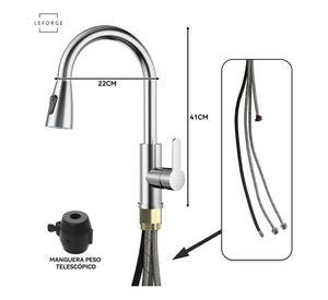 Llave Monomando Lavaplatos Flexible Griferia