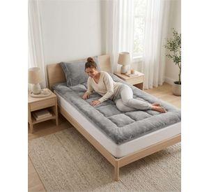 Cubre Colchón Premium Plush Acolchado Plaza y Media R2