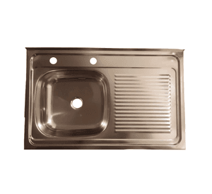 Acero Lavaplatos Sobreponer 80cm Kit Sif/Des LD