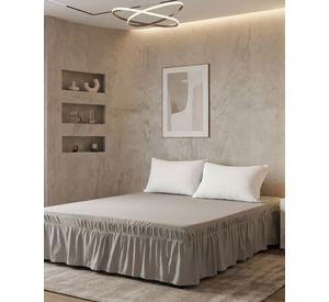 Faldón de Cama Estilo Moderno y Ajuste Perfecto KING 180X200 CM A04