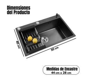 Lavaplatos Mate Acero Inoxidable 44x28 Encastre
