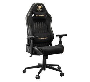 Silla Profesional Cougar Explore Royal F Negro/ Dorado Material Del Tapizado Terciopelo