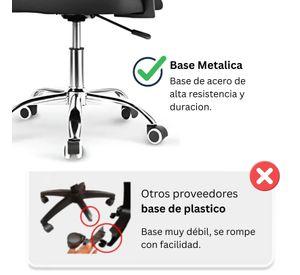 Silla Ejecutiva Ergonómica New York Air Mesh Blanca – Elegancia y Confort para Oficina