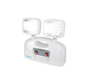Lámpara de emergencia LED, 2 focos Philco certificado, blanco