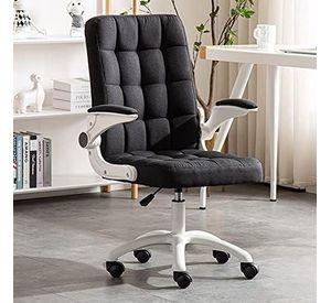 Silla De Oficina De Tela Altura Con Ajustable Y Ruedas