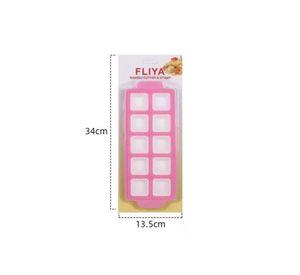 Molde para 10 raviolis cuadrados color blanco