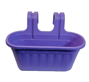 pack 5 macetero balcón doble 40 cm