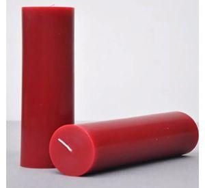 Pack de velones cirios rojos 15 X 5 CM