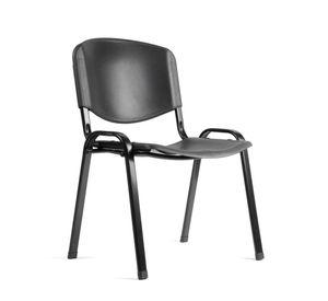 Silla visita ISO polipropileno negro