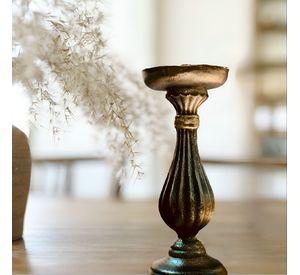 Candelabro Pilar Romano Pedestal Decorativo 34cm Jhn