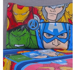 Juego sabanas infantil disney marvel 1.5 plaza