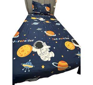 Set de Sábanas niña niño infantil plaza y media Astronauta