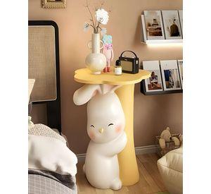 MESA AUXILIAR ELEGANTE DE CONEJO