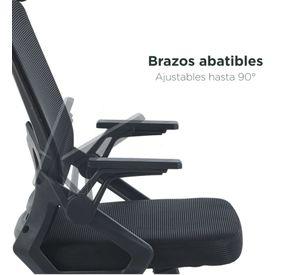 SILLA DE OFICINA EJECUTIVA MONTREAL ERGONOMICA COLOR NEGRO BM-808