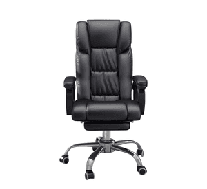 Sillón Ejecutivo De Cuero PU Reclinable Reposapiés Reclinable