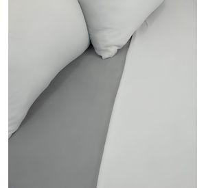 Sábanas Polar Lisa Composé 2 Plazas / Bicolor Gris – Doral