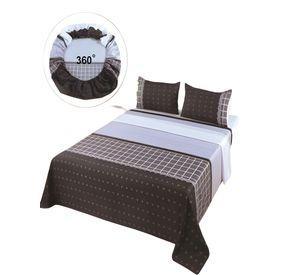 JUEGO DE SABANAS 2 PLAZAS CASA SOL GRIS