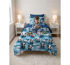Quilt Cubrecamas Ligero Verano Efecto 5D Plaza y Media PM14