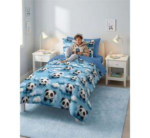 Quilt Cubrecamas Ligero Verano Efecto 5D Plaza y Media PM14