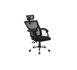 Silla de escritorio reclinable modelo ejecutivo color negro