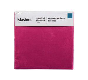 Sabanas King 144 Hilos Marca Mashini fuscia