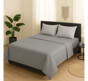Sabanas hotel irish home microfibra super king color gris