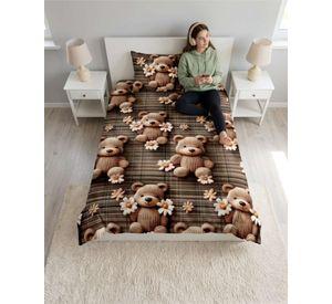 Quilt Cubrecamas Ligero Verano Efecto 5D Plaza y Media PM11