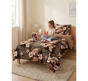 Quilt Cubrecamas Ligero Verano Efecto 5D Plaza y Media PM11