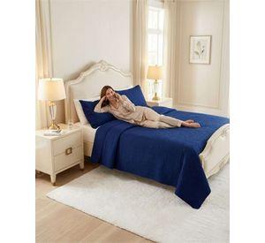Cubrecama Quilt Verano King Suave Fresco Con Fundas Set
