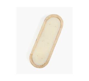Vela Madera Larga Beige