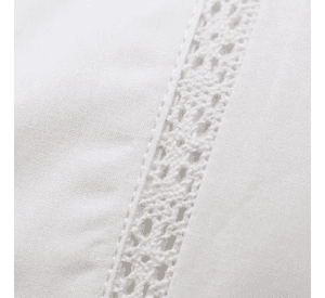 Kit sabanas y funda broderie classic 144 hilos color blanco