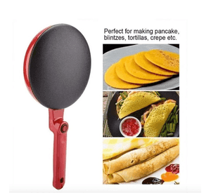 Panquequera Electrica Crepera Sartén 20 Cm Antiadherente