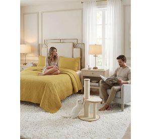 Cubrecama Quilt Verano King Suave Fresco Con Fundas Set f6