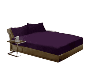 Sabana polar 2 plazas diseño liso color morado
