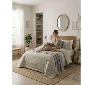 Plumon Quilt King Con Sherpa Palma Cationic Suave m1