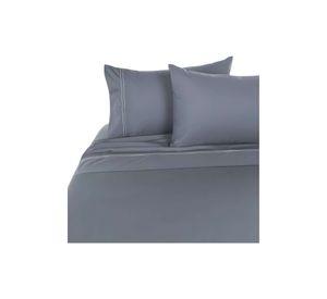 JUEGO DE SABANA 2 PLAZAS 500 HILOS GRIS